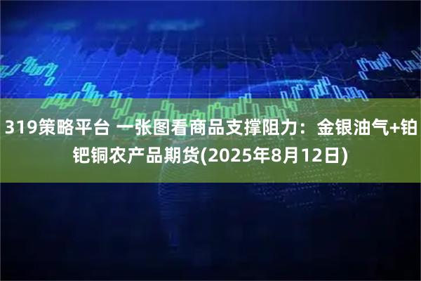 319策略平台 一张图看商品支撑阻力：金银油气+铂钯铜农产品期货(2025年8月12日)